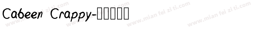 Cabeen Crappy字体转换